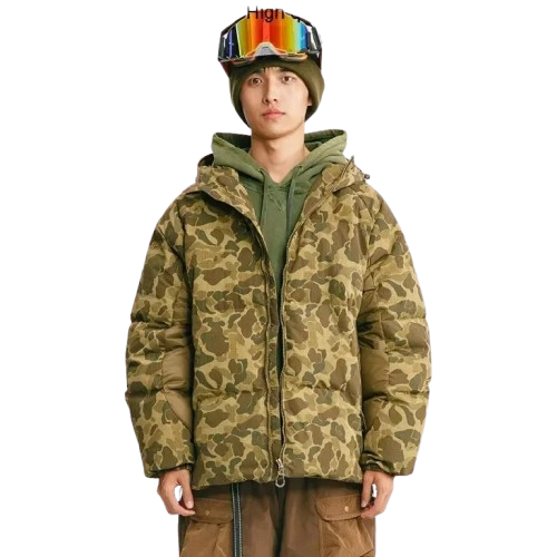 Doudoune Camouflage Y2K