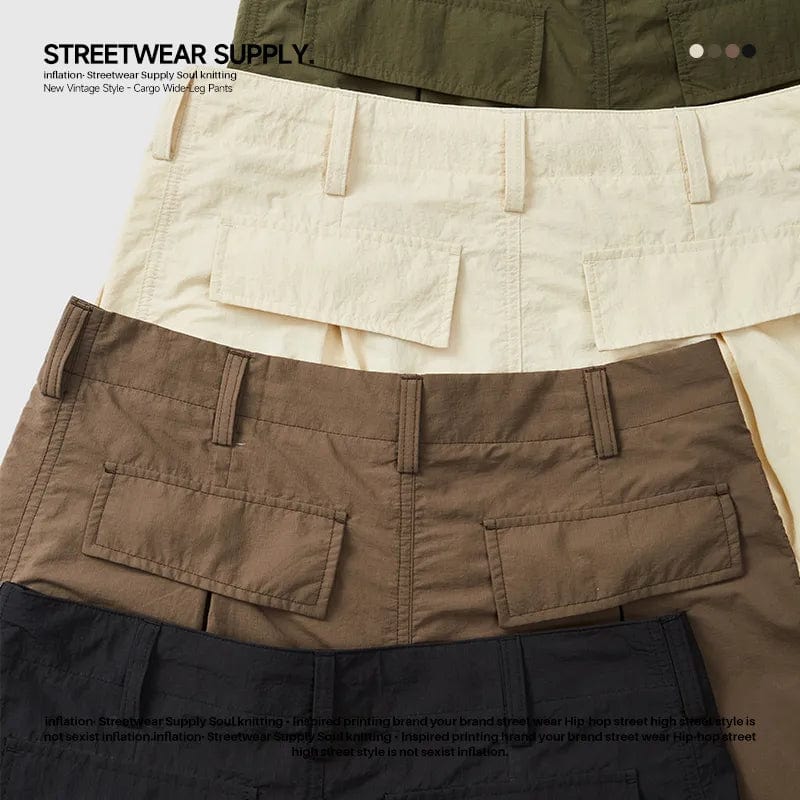 Pantalon Cargo Beige