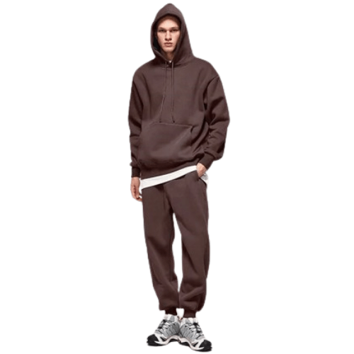 Ensemble Jogging Y2K marron