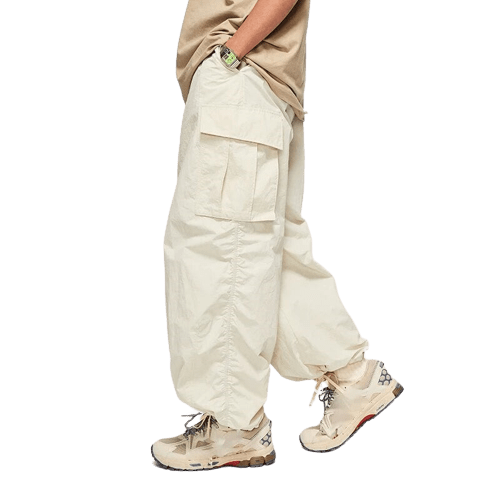 Pantalon Cargo Beige