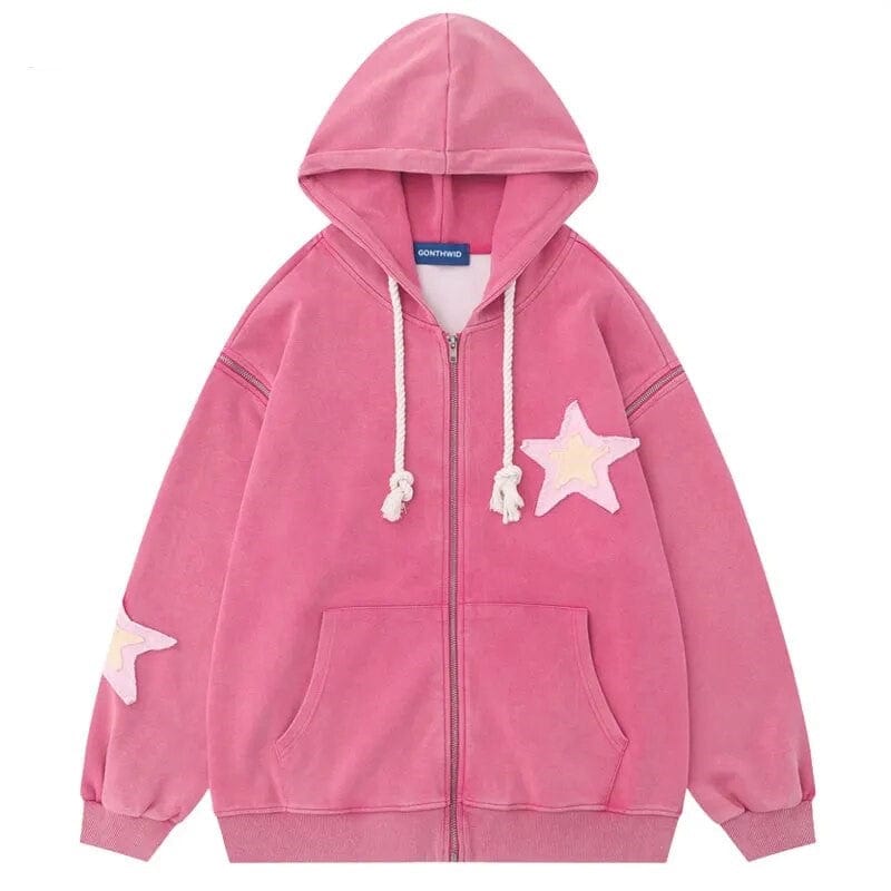 Y2K Hoodie Pink